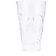 Pohár műanyag koponya mintás 550 ml átlátszó 