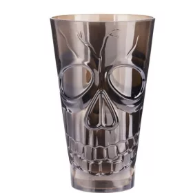 Pohár műanyag koponya mintás 550 ml füstszürke 