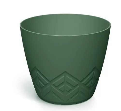 Virágcserép Areco 138x115 mm fenyőzöld Prosperplast