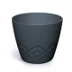 Virágcserép Areco 138x115 mm antracit Prosperplast