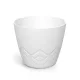 Virágcserép Areco 138x115 mm Fehér Prosperplast