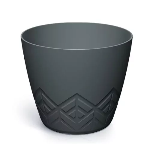 Virágcserép Areco 158x132 mm szén Prosperplast