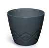 Virágcserép Areco 158x132 mm antracit Prosperplast