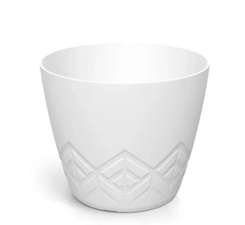 Virágcserép Areco 158x132 mm fehér Prosperplast