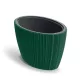 Virágcserép Oro Oval 595x395 mm fenyőzöld Prosperplast