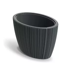   Virágcserép Oro Oval 595x395 mm sötétszürke Prosperplast