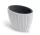 Virágcserép Oro Oval 595x395 mm fehér Prosperplast