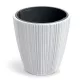Virágcserép Oro Round 349x350 mm fehér Prosperplast 