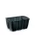 Virágcserép 393 mm Antracit CROWN Prosperplast