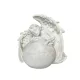 Angyal poly 14x12 cm fehér