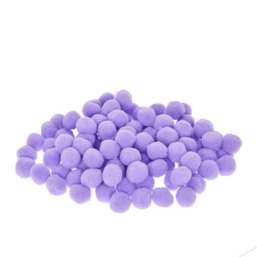 Zsenilia golyó 2 cm lila 100db