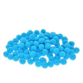Zsenilia golyó 2 cm kék 100db