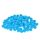 Zsenilia golyó 2 cm kék 100db