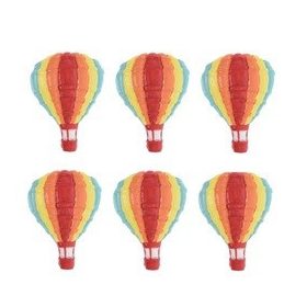 Hőlégballon öntapadós 4cm piros,sárga,kék 3db/cs