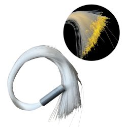   Fiberhair ledes vízálló csokor kiegészítő 60cm meleg fehér