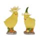 Csibe virág sapkában 3,5x4,5x7cm sárga