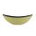 Csónak alakú kaspó műanyag 38,5x13,5x13,5cm - sárga