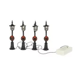 Kandeláber minifüzér koszorúval 4 db-os LED-es 12,5 cm