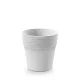 Virágcserép   147x148mm fehér FURU ROUND Prosperplast