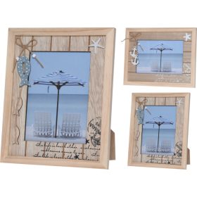 Képkeret nyári 2 féle választató 26x21cm