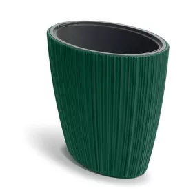   Virágcserép Oro High Oval 595x545 mm fenyőzöld Prosperplast