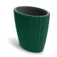 Virágcserép Oro High Oval 595x545 mm fenyőzöld Prosperplast