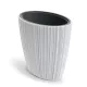 Virágcserép Oro High Oval 595x545 mm fehér Prosperplast
