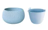 Virágcserép 290 mm Jég kék SPLOFY BOWL Prosperplast