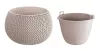 Virágcserép 480 mm mokka SPLOFY BOWL Prosperplast