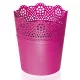 Virágcserép 112 x 130 mm Fukszia LACE Prosperplast