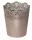 Virágcserép 160 mm Mokka LACE Prosperplast