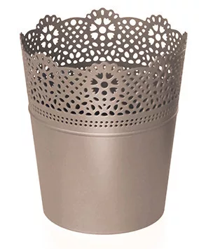 Virágcserép 160 mm Mokka LACE Prosperplast