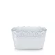 Virágcserép 285 x 155 mm fehér Lace Prosperplast