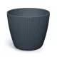Virágcserép 120 Lamia Round 119x99 mm antracit Prosperplast