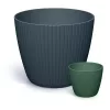 Virágcserép 140 Lamia Round 138x115 mm antracit Prosperplast