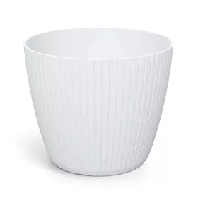 Virágcserép 140 Lamia Round 138x115 mm fehér Prosperplast