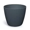Virágcserép 160 Lamia Round 158x132 mm antracit Prosperplast