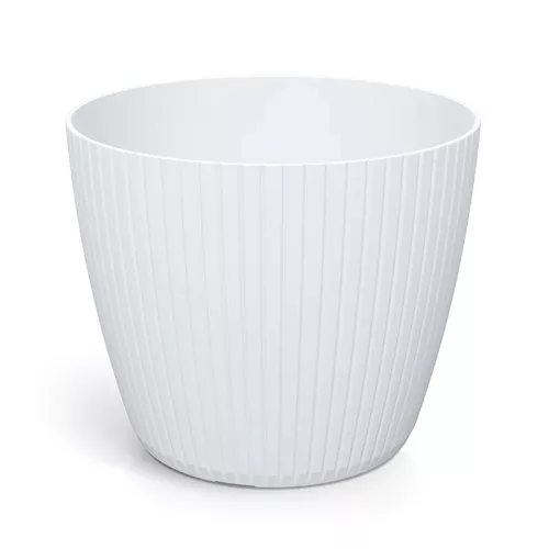 Virágcserép 160 Lamia Round 158x132 mm fehér Prosperplast