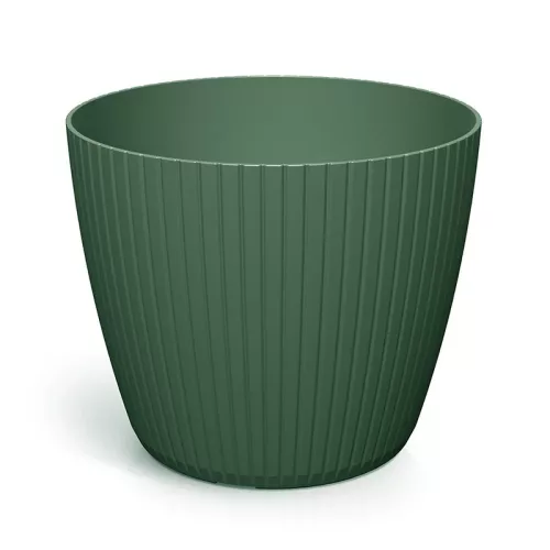 Virágcserép 200 Lamia Round 198x172 mm fenyőzöld Prosperplast