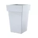 Virágcserép 193 mm Fehér Lofly Square Prosperplast