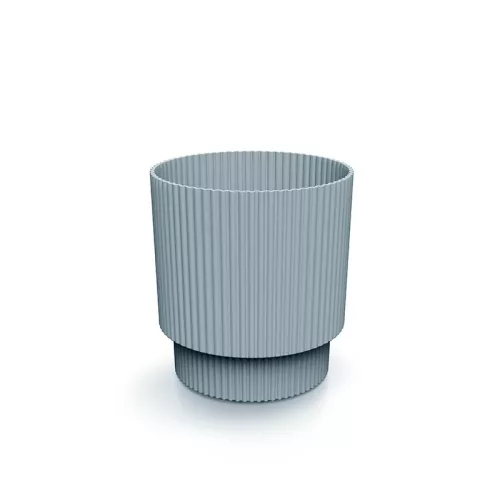 Virágcserép 130 Milly Round 128x128x138 mm Világos szürke Prosperplast