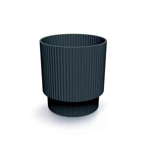 Virágcserép 150 Milly Round 146x157 mm antracit Prosperplast