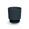 Virágcserép 200 Milly Round 195x210 mm szén Prosperplast