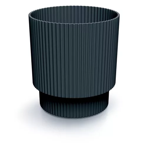 Virágcserép 200 Milly Round 195x210 mm antracit Prosperplast