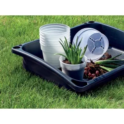   Virágcserép 120 Planti 124x124x110 mmátlátszó  Prosperplast