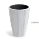 Virágcserép Oro High Round 390x550 mm fehér Prosperplast