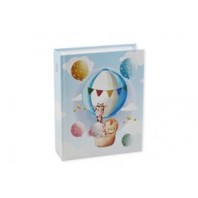   Babás fotóalbum 304 db 10x15 cm-es képhez hőlégballonos mintával