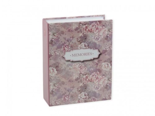 Memories fotóalbum 304 db 10x15 cm-es képhez rózsás virágmintával