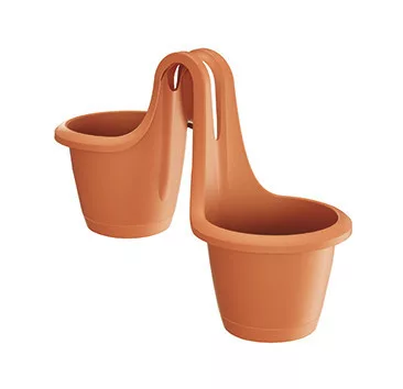 Virágcserép 463 mm Terrakotta RESPANA TWINS Prosperplast