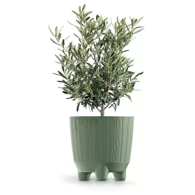   Virágcserép 130N Ryfo Föld zöld 126x126x125 mm Föld zöld Prosperplast